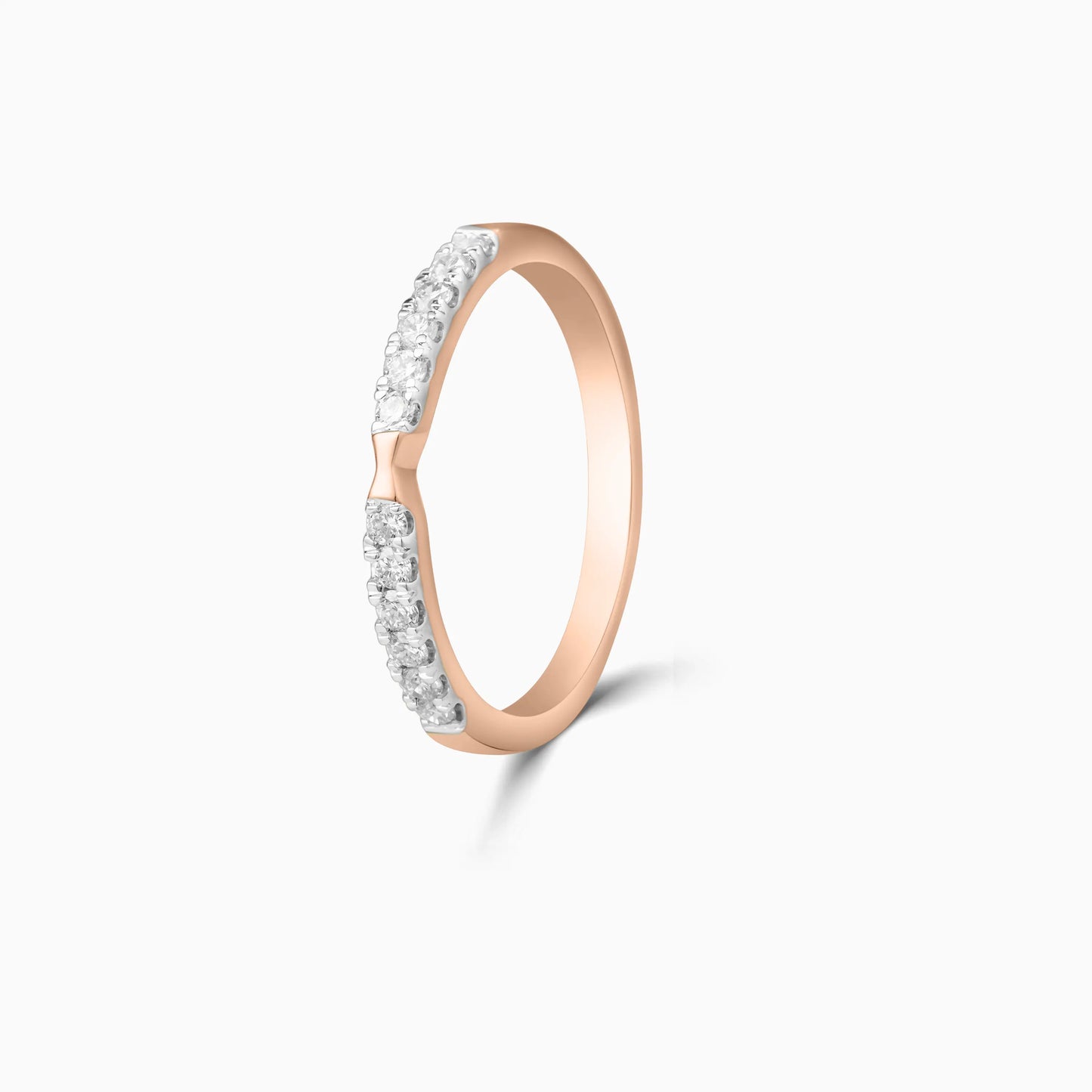 Rose Gold Diamond Eternity Ring