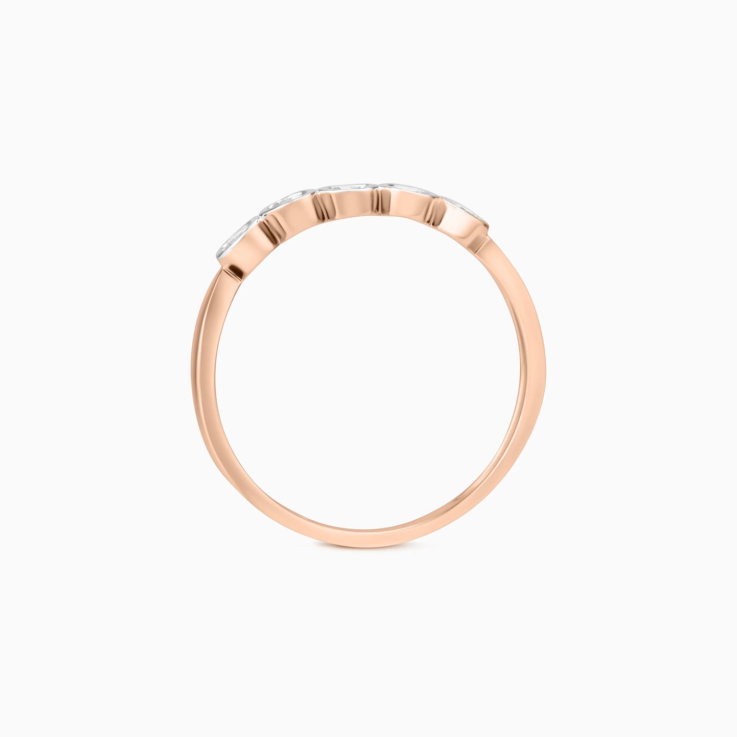Half-Eternity Diamond Band Ring