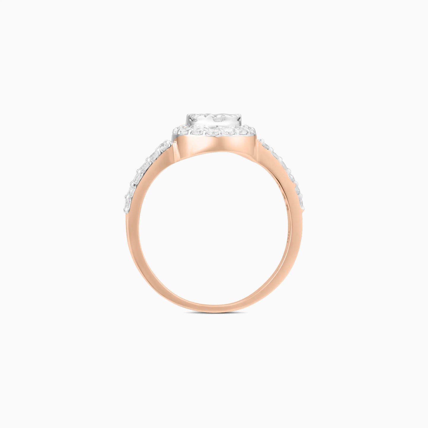 Vintage Inspired Halo Engagement Ring