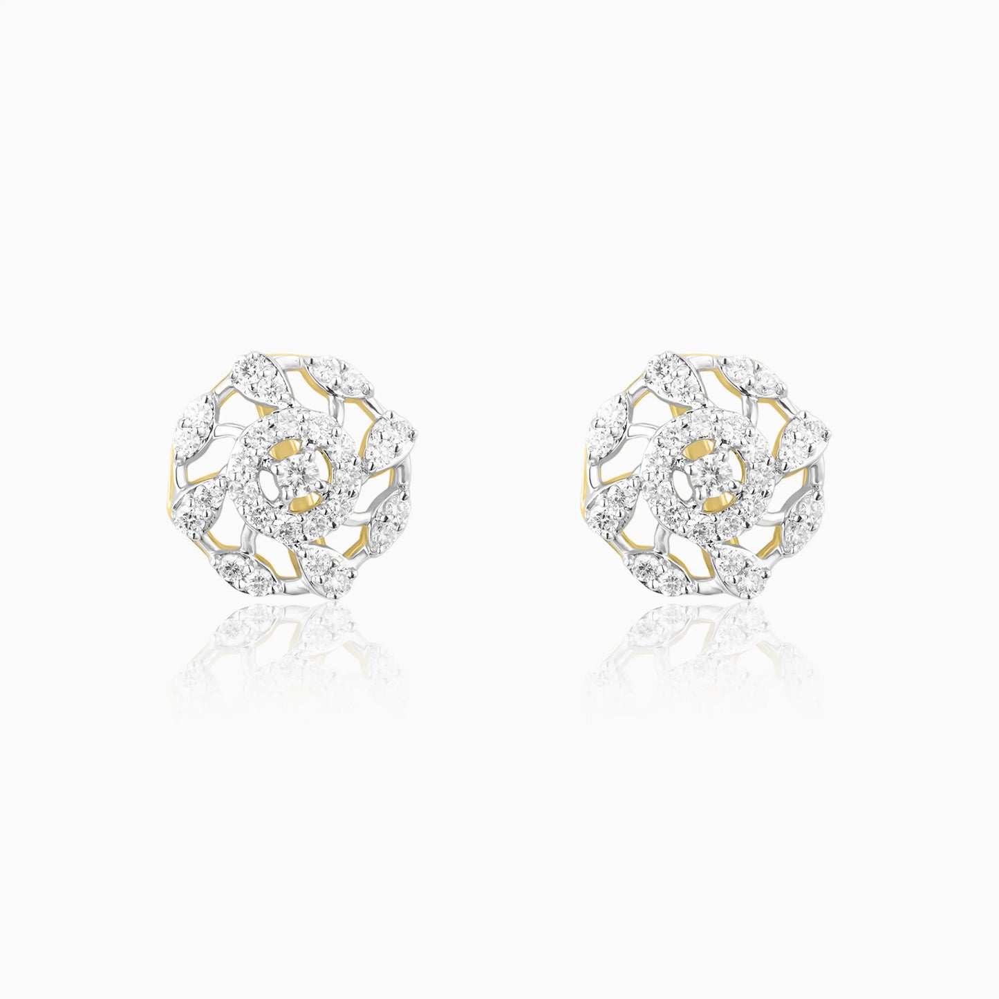 Enchanted Blossom Diamond  Earrings