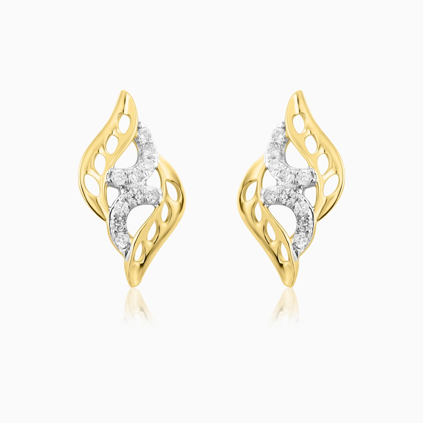 Whispering Wings Diamond Studs