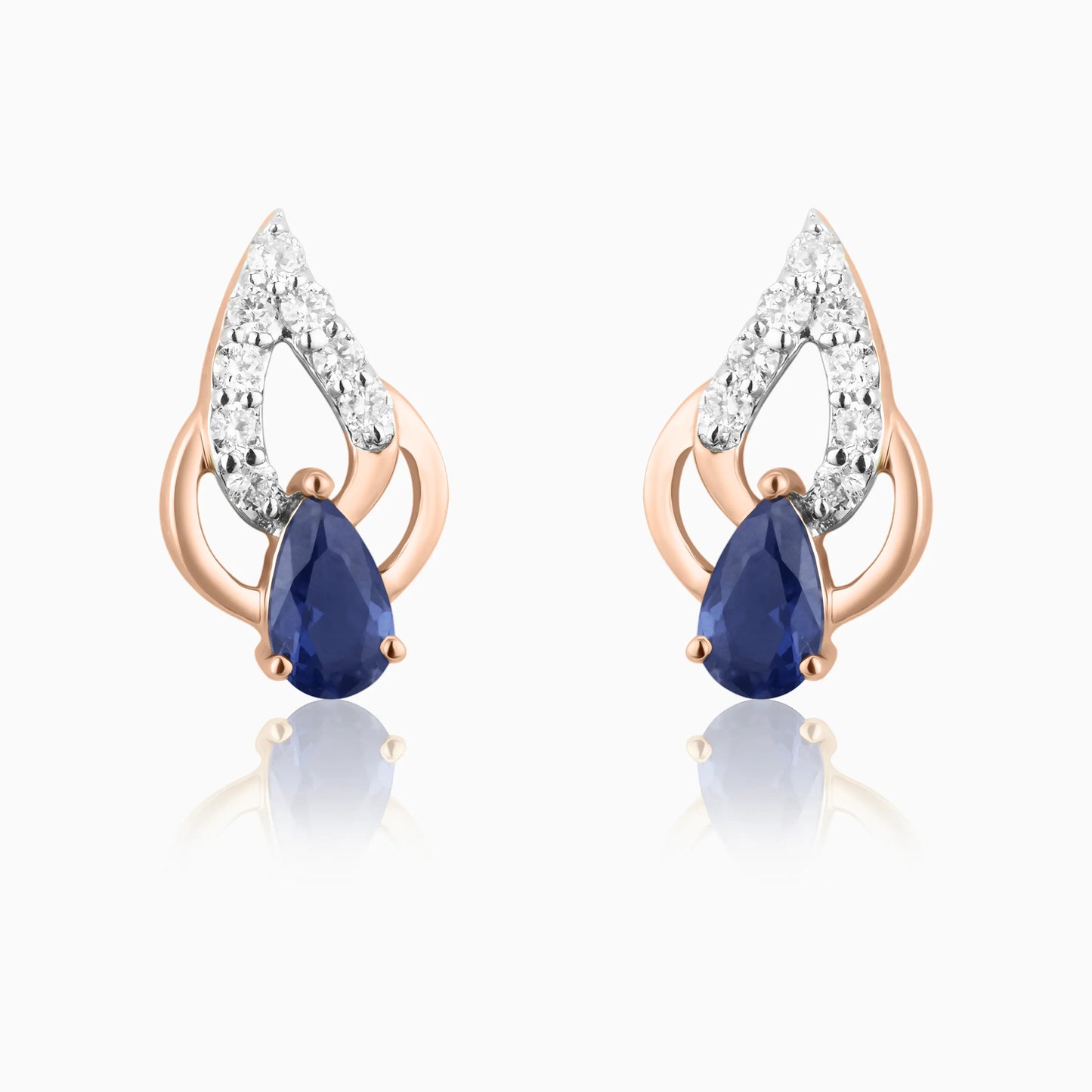 Moonlit Teardrop Diamond Earrings