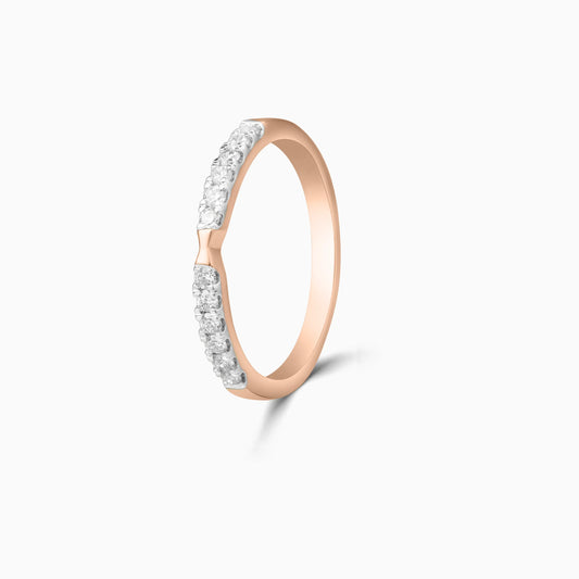 Rose Gold Diamond Eternity Ring