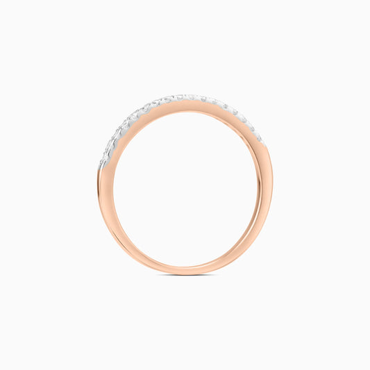 Rose Gold Diamond Eternity Band Ring