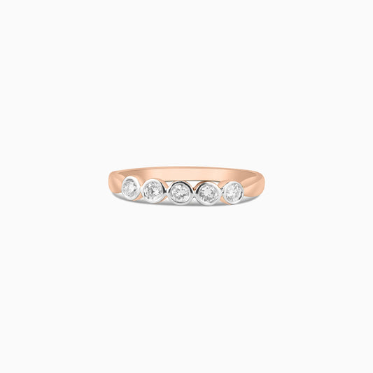 Half-Eternity Diamond Band Ring