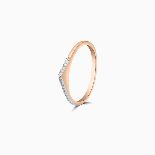 Slimline Pavé Diamond Band Ring