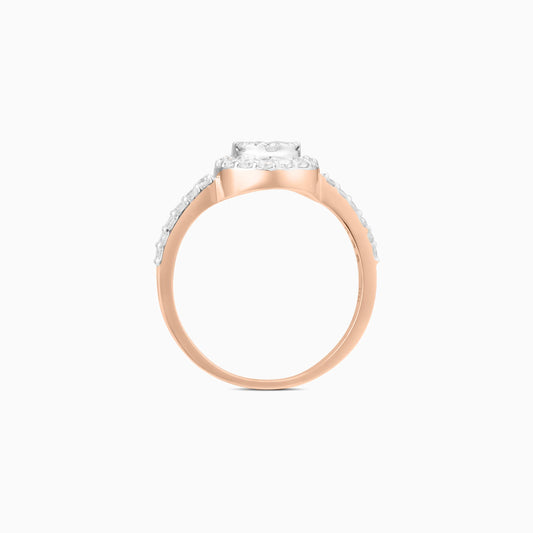 Vintage Inspired Halo Engagement Ring