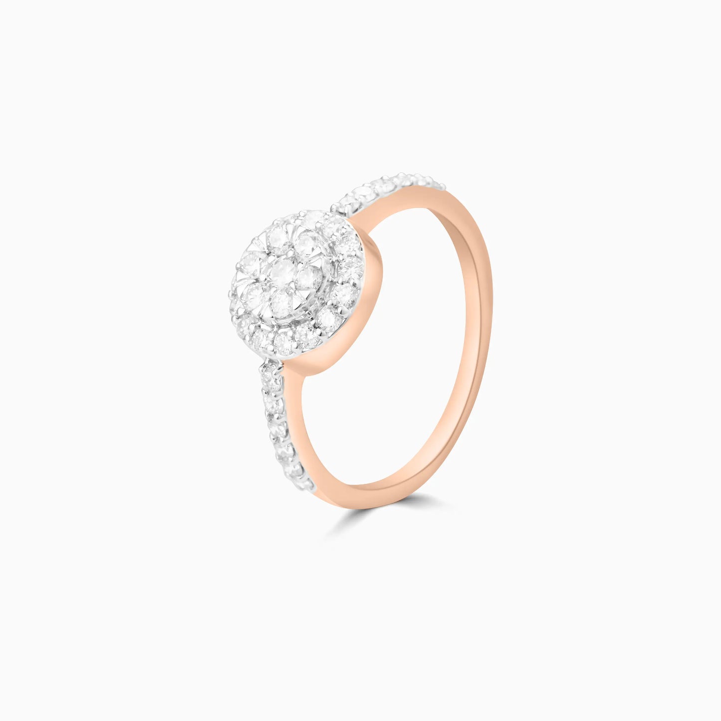 Vintage Inspired Halo Engagement Ring