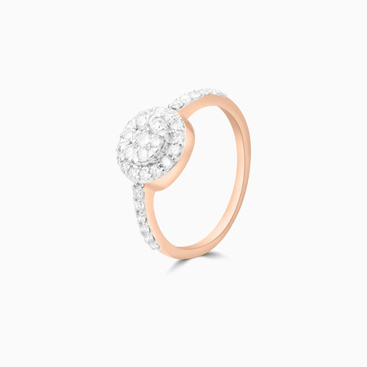 Vintage Inspired Halo Engagement Ring