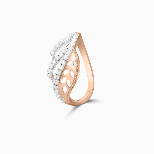 Sparkling Crown Diamond Ring