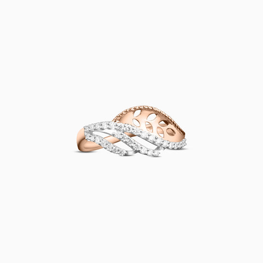 Sparkling Crown Diamond Ring