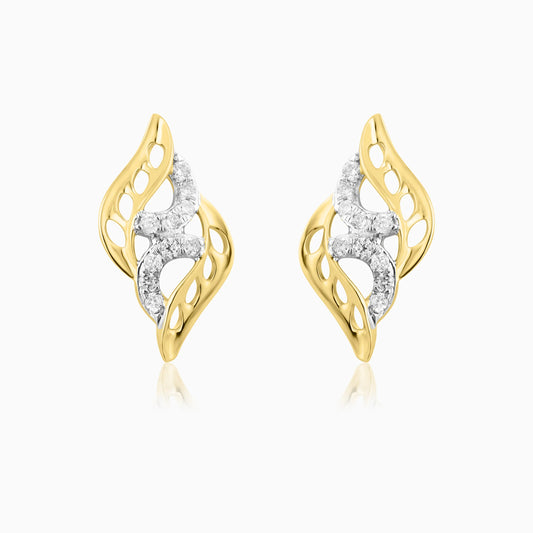 Whispering Wings Diamond Studs