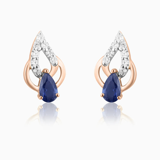 Moonlit Teardrop Diamond Earrings