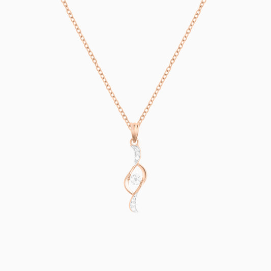 Wave Diamond Pendant