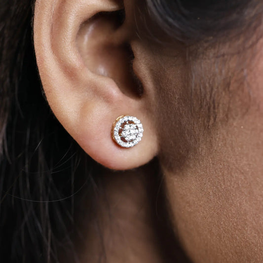 Classic Diamond Cluster Studs