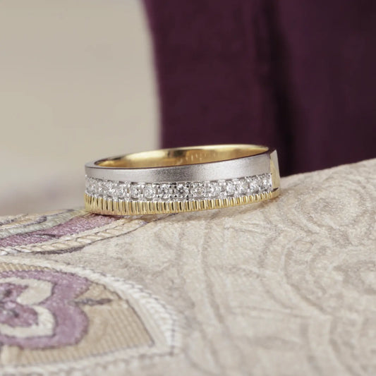 Classic Diamond Wedding Band Ring